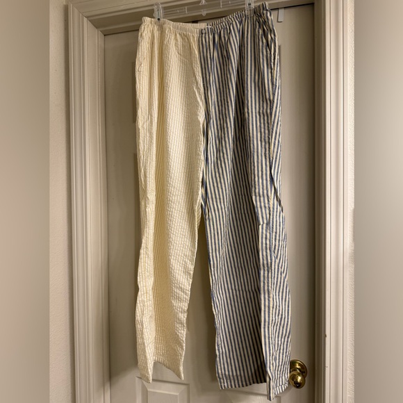 AERIE off-duty seersucker trouser PJ size XL - Picture 8 of 8